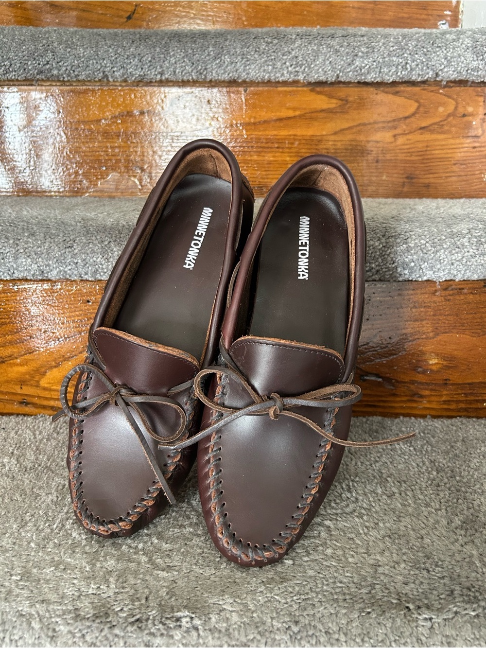 Minnetonka Men's Classic Driver Loafers Leather